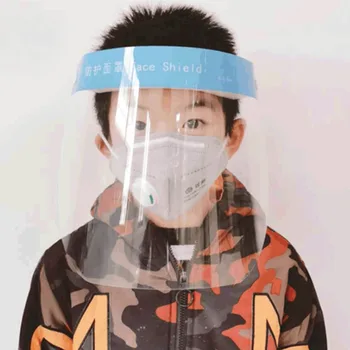 

2020 New Adults Kids Anti Fluids Protection Hat Face Shield Masks Clear Cover Anti Anti-fog Windproof Cap hat protective