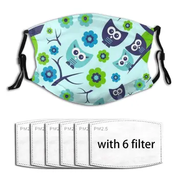 

Cute Owls 1 Outdoor Washable Anti-Pollution Unisex Anti-Dust Mouth Masks Anti-ultraviolet Mask For Cycling Mascarillas