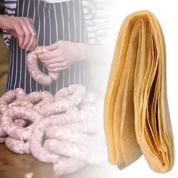 

Edible Drying Sausage Casing for Flavorous Homemade Sausages Ham for Kitchen Accessories Hot Dog Roast Sausage Eatable Collagen