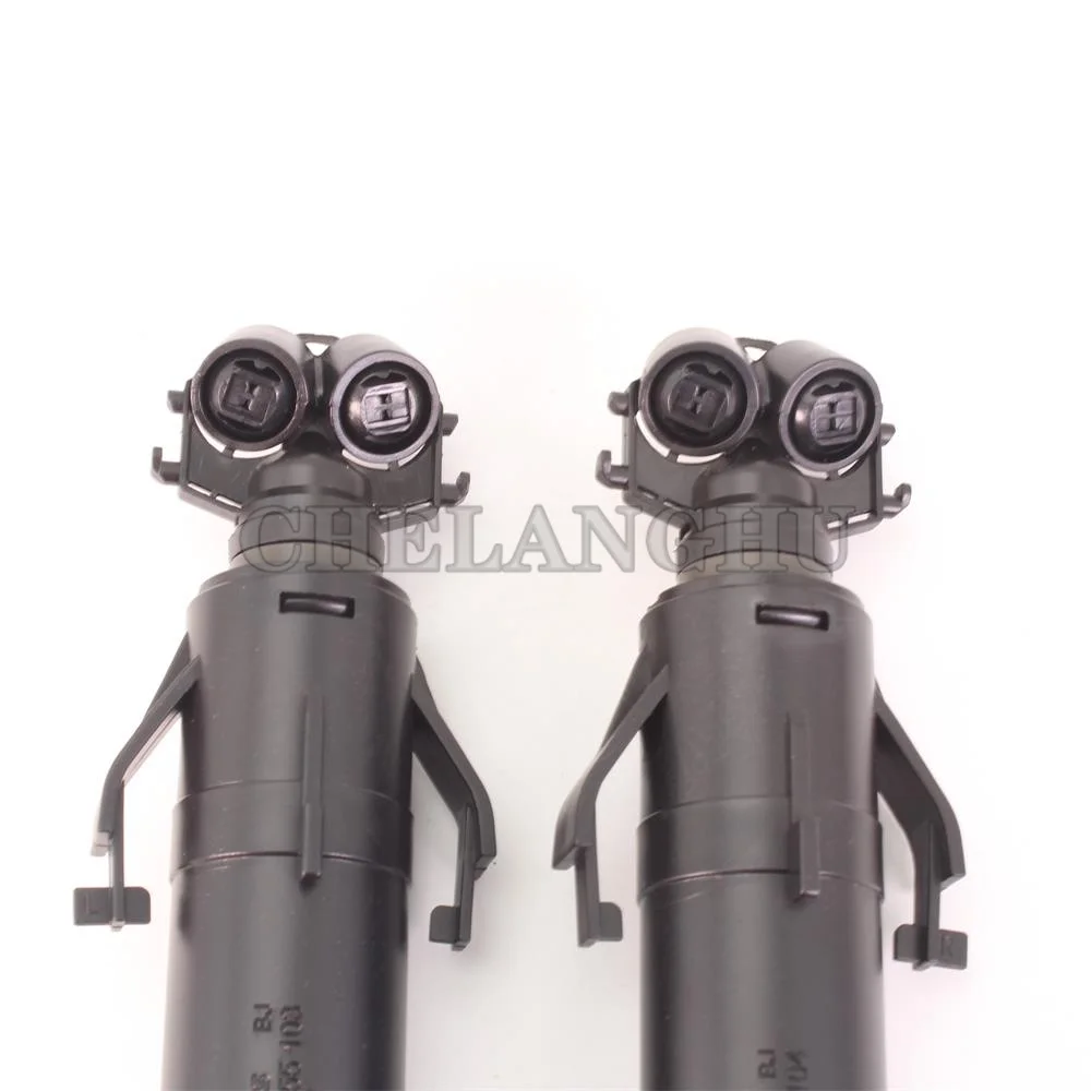 2pcs Left & Right For VW Passat B7 Variant Wagon 2011 2012 2013 2014 2015 Headlight Washer Sprayer Nozzle Cylinder Jet And Cap