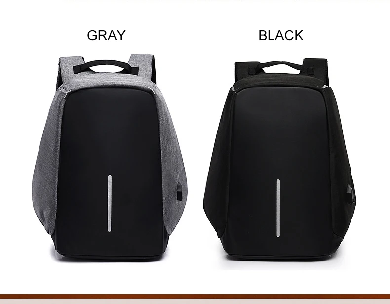 Anti-theft Backpack Bag 15.6 Inch Laptop Men Backpack Waterproof Business USB Charger Rucksack Travel Backbag School Backpack