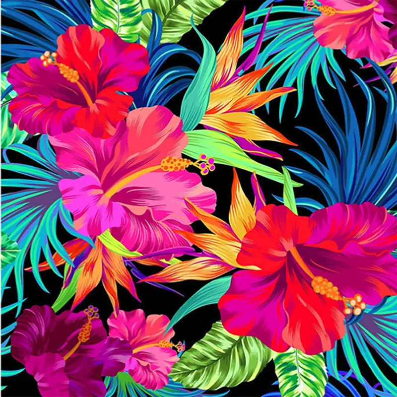 Billige Neue Fantasie blume abstrakte kunst DIY Kristall voller bohrer platz 5D diamant malerei 3D kreuz stich kit mosaik runde strass