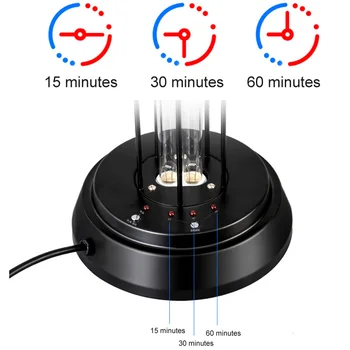 

220V 38W Remote Mobile UV Lamp Light Household Portable for Bedroom Kitchen Office DC112