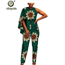 Африканские Комбинезоны для женщин AFRIPRIDE dashiki bazin riche из чистого хлопка Анкара печать частная одежда S1829003