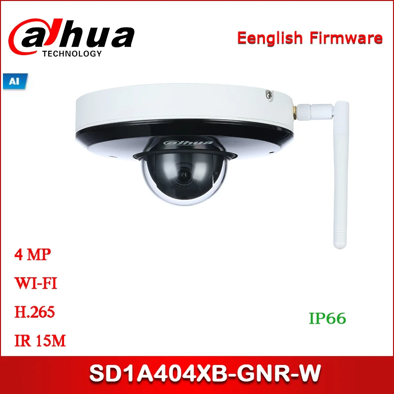 Ip камера Dahua SD1A404XB GNR W 4M 4x Starlight IR PTZ AI сетевая 2 8 мм 12 ИК безопасности|Камеры