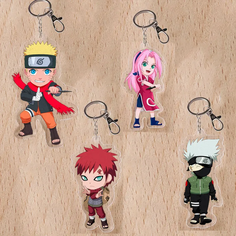 2020 см реквизит для косплея акриловый брелок ключей Akatsuki Pain Uchiha Itachi Madara Gaara
