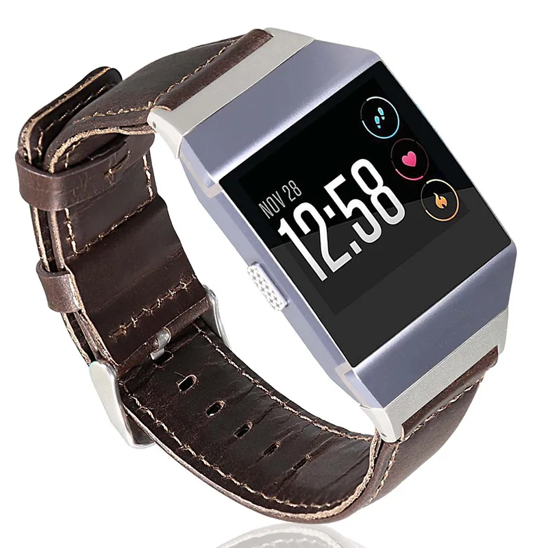 Горячая COMLYO ремешок для часов Ремешок Для Fitbit ionic smartwatch сменный Браслет кожаный подлинный ремешок для часов для Fitbit ionic ремешок