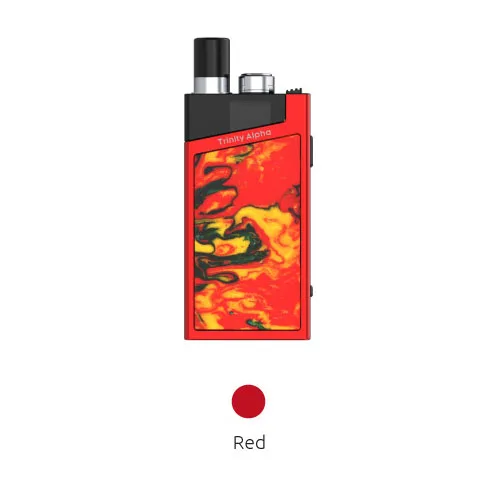 Red Подлинный SMOK Trinity Alpha комплект 1000 мАч батарея 2,8 мл Pod Vape Nord Mesh MTL спиральная электронная сигарета испаритель VS Nord Kit - Цвет: Red