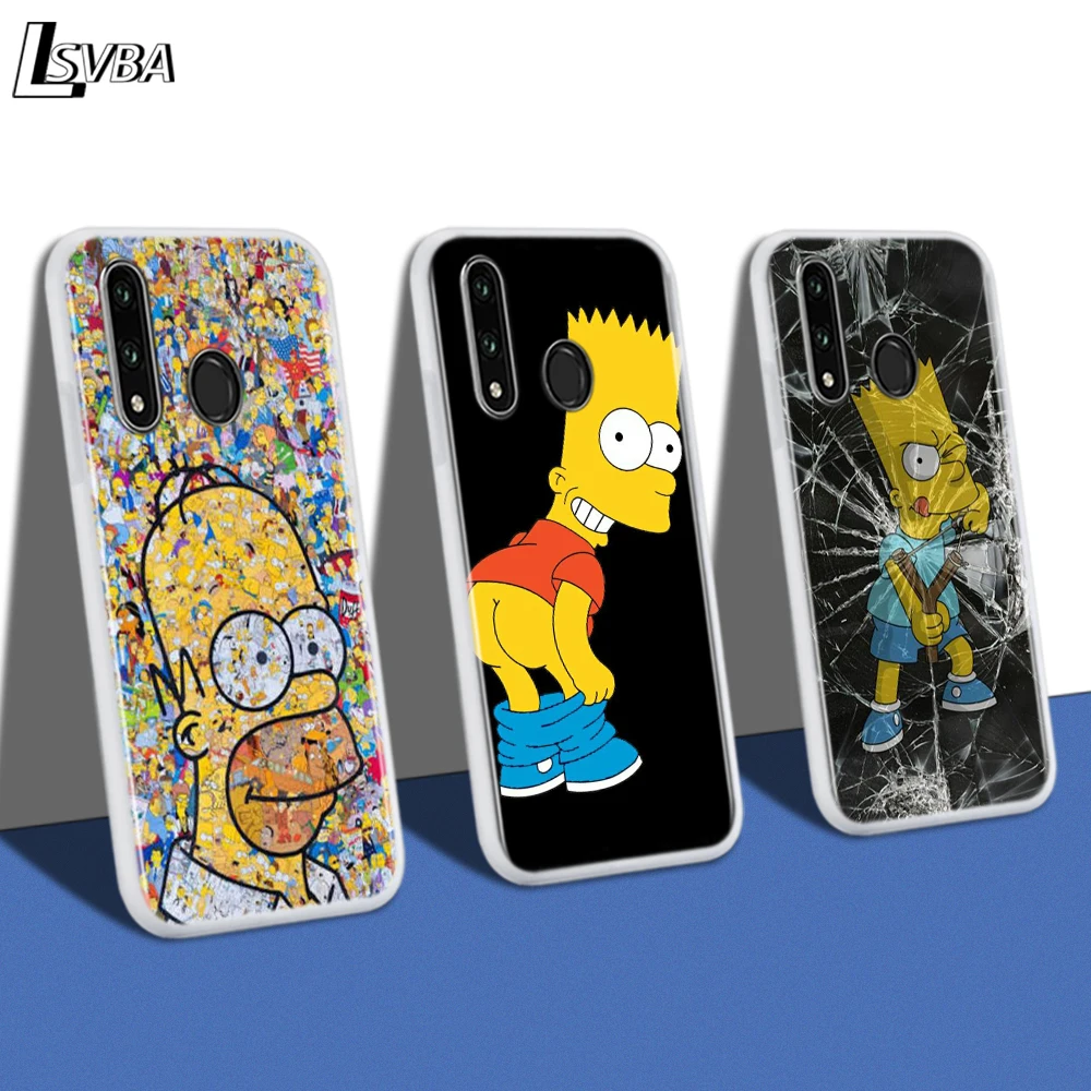 Силиконовый чехол Homer J. Чехол для телефона Simpson Huawei Nova 7i 6S 5T 5i 5 4 3 3i 2 2i 3E P40 Y7 Y9 Prime 2019