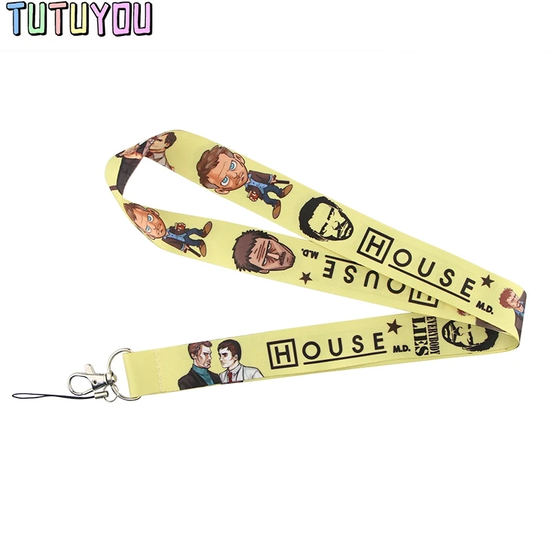 PC523 ТВ шоу дом M. D. Lanyards Id Бейдж держатель Брелок ID карта Пропуск Тренажерный зал