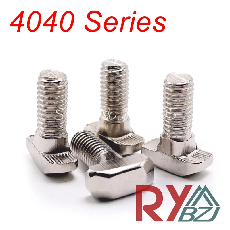 

T Bolt for 4040 Aluminum Profile Nickel Plated Hammer Head Bolt T Head Screw