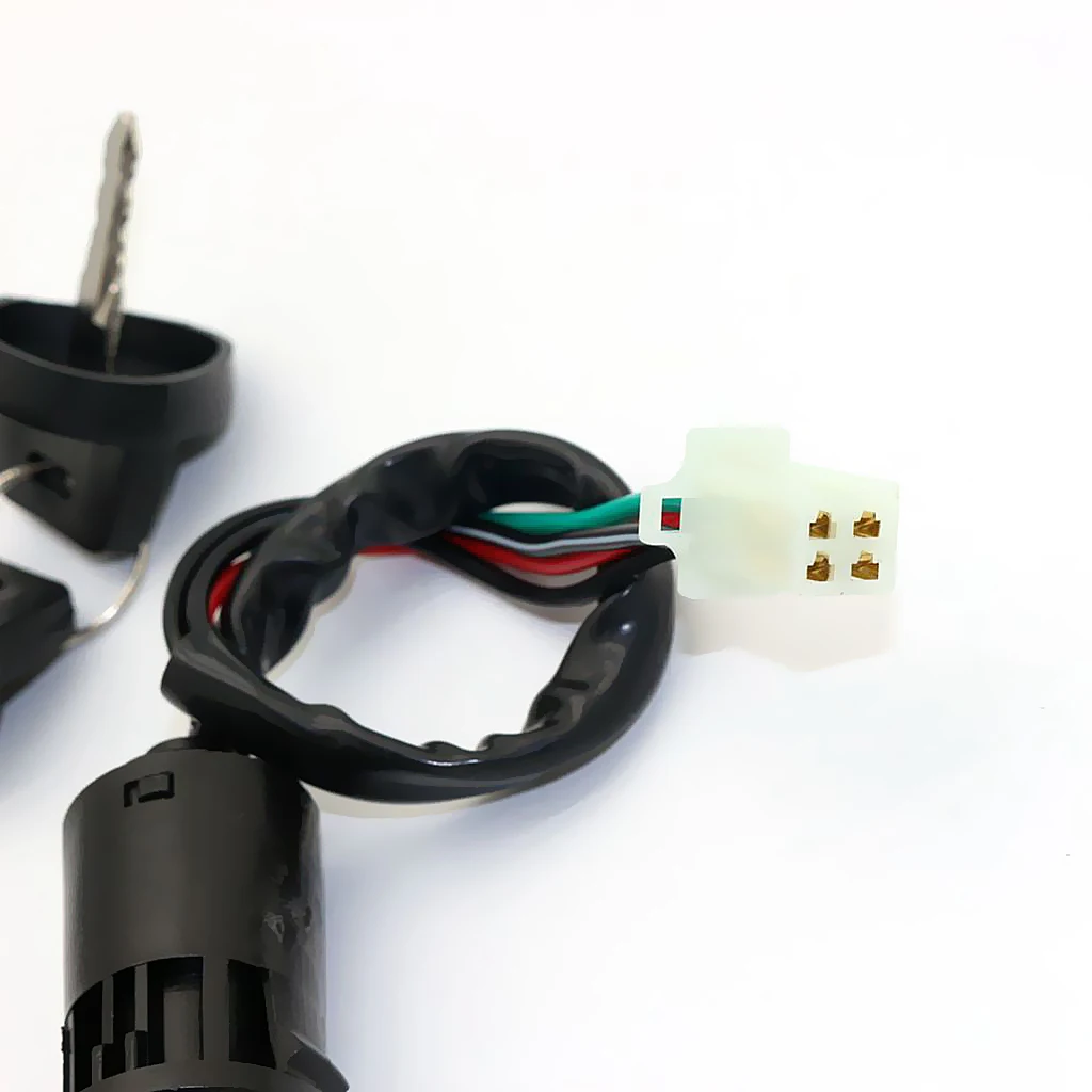 Female Ignition Key Lock Switch 4-Wire for 50 110 150 250CC ATV Dirt Bike