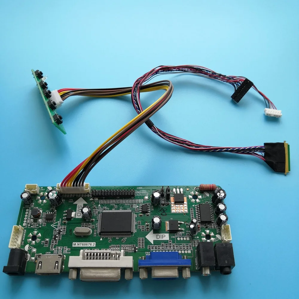 

Комплект для LP156WF2-TLA2 монитора Аудио карты DIY плата контроллера 15,6 "1920X1080 светодиодный ЖК-дисплей DVI панель 40pin LVDS HDMI VGA