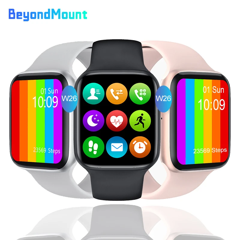 

IWO Original W26 Smart Watch 1.75 Inch Big Screen Support Bluetooth Temperature Measurement Call Smartwatch VS U78 P8 T500 DTX