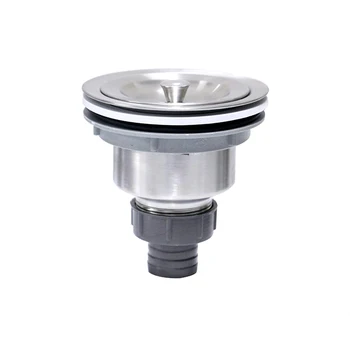 

Stopper Removable Easy Install Sink Drainer Strainer Assembly Deep Basin Filter Waste Basket Kitchen Accessories Stainless Steel