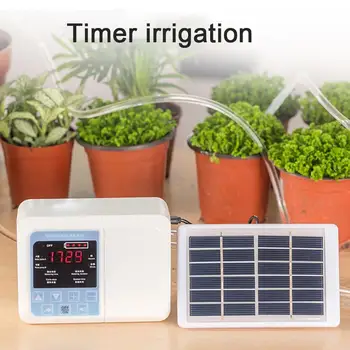 

Intelligent Garden Automatic Watering Pump Watering Device Solar Energy Charging Potted Plant Drip Irrigation Pump Timer System