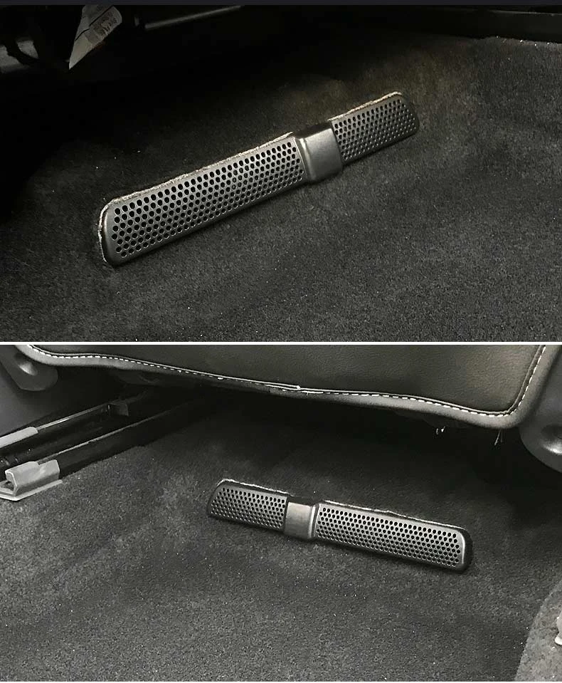 2 шт. Автомобильная крышка для кондиционера для Volkswagen VW Tiguan Mk2 Allspace под заднее сиденье вентиляционный канал Внешний каркас