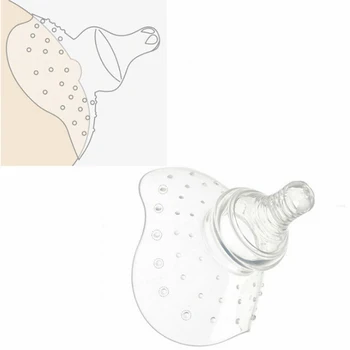 

Baby Contact Nipple Cover, Nippleshield for Breastfeeding with Latch Difficulties or Flat or Inverted Nipples