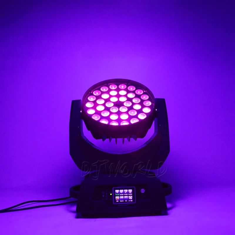 DJworld светодиодный светильник 36x18 Вт 36x12 Вт с движущейся головкой с DMX512 сценическим эффектом, оборудование, светильник ing DJ, дискотека, вечерние, музыкальный светильник s