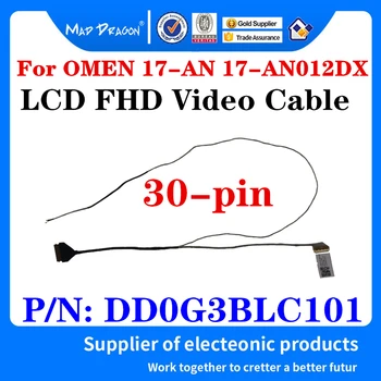 

NEW original 17.3" Laptop LCD FHD Video Cable G3B GHD +NOrmal Camera cable For HP OMEN 17-AN 17-AN012DX DD0G3BLC101 30-pin