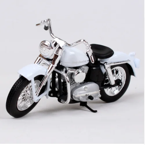 Maisto 1:18 модель Harley 1952 K белый мотоцикл велосипед под давлением игрушка новинка в