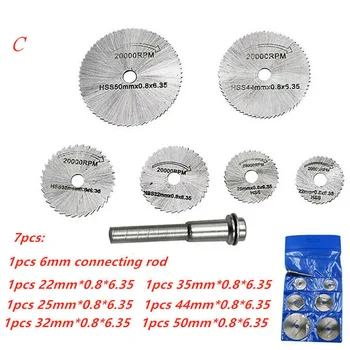 

1 Set Disc Drill Cutters High Speed Steel Circular Saw Accessories for Wooden PVC Metal FAS6
