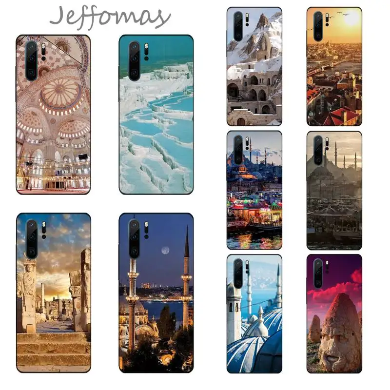 

Turkey City Mountain Ocean Phone Case Funda For Huawei P9 P10 P20 P30 Lite 2016 2017 2019 plus pro P smart