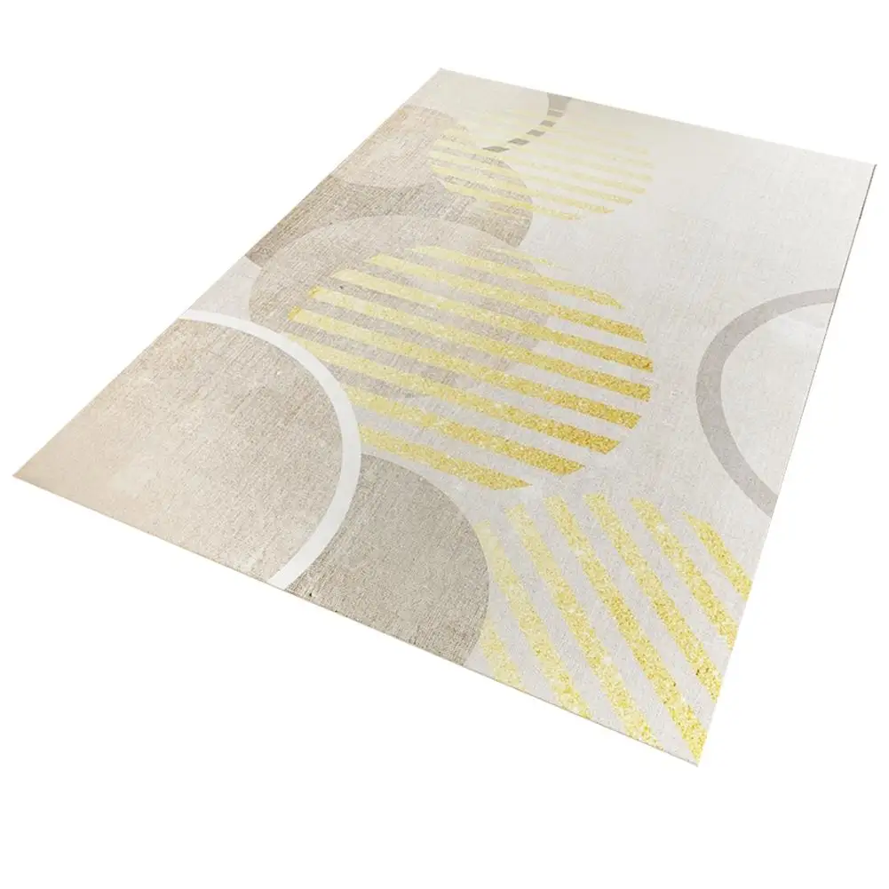 Утолщенный нордический геометрический маленький Коврик Противоскользящий коврик для дома спальни гостиной