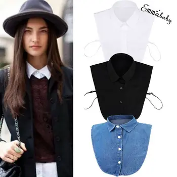 

Korean Style Fashion Women Detachable Elegant Dickey Blouse Shirt Cotton Fake False Choker Collar Apparel Accessories