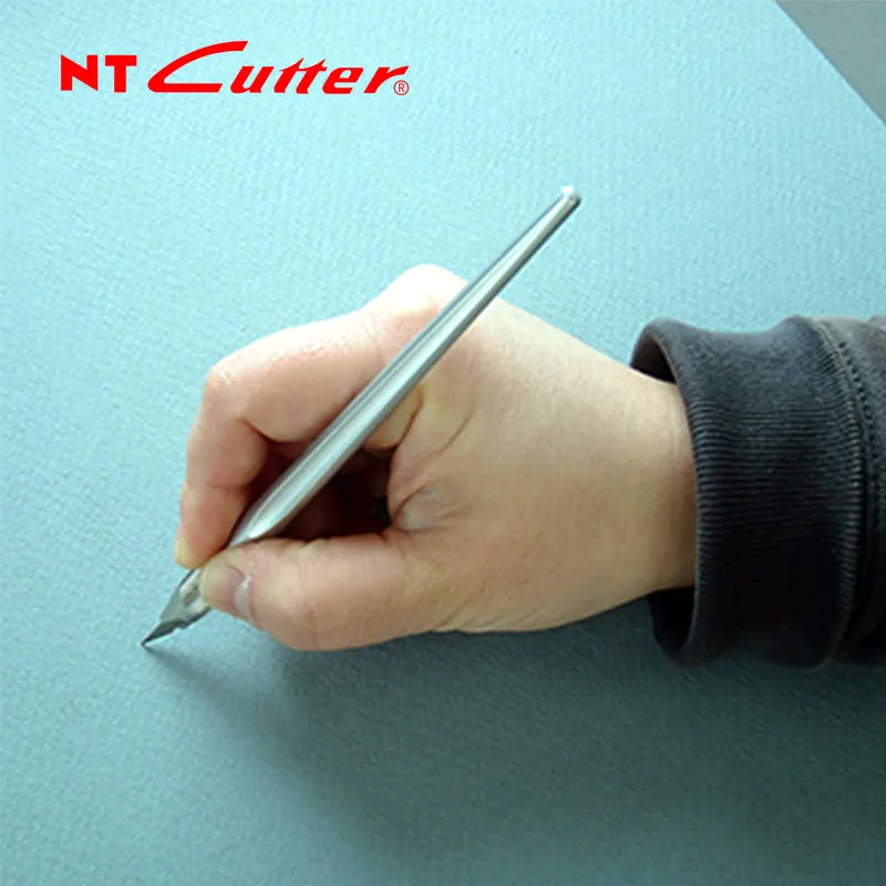 Cortador de Metal japonés NT D-400GP, cuchillo de pluma de Metal, papel para estampar papel de tallado, escultura de papel, juego de almohadillas de corte de papel, herramientas hechas a mano