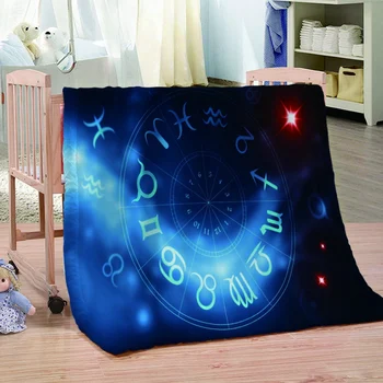 

150 x 200cm Super Soft Flannel Throw Blanket Funny Print Decorative Couch Sofa Bedding Blankets For Kids Adults