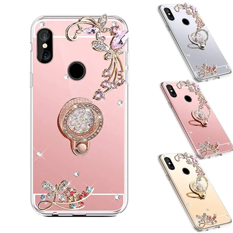 

Y5 Y6 Y7 prime 2018 Y9 Y6 Y7 pro 2019 Bling Phone Cover for Huawei P Smart 2019 P20 P30 lite Lxuxry Mirror Diamond phone Case