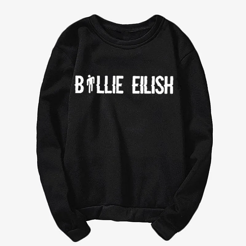  2020 Billie Eilish Funny hoodie Unisex Men Women Tops Plus Size Pastel Colors Sweatshirt camiseta h