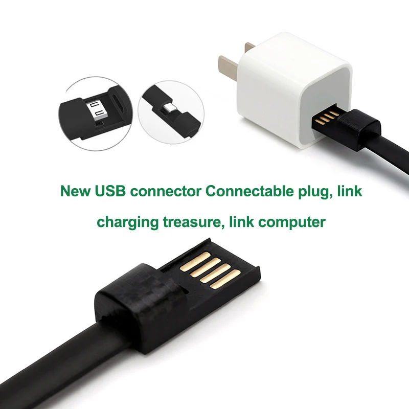 LEAF браслет Micro USB кабель type C USB кабель для зарядки данных для iPhone XS Max XR X 7 8 6 Android USB кабели для мобильных телефонов