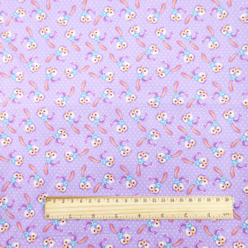 50*145 см Животные буквы напечатаны полиэстер хлопок ткань для шитья DIY лоскутное рукоделие детская одежда подушки сумки, 1Yc9114 - Цвет: 1055774002