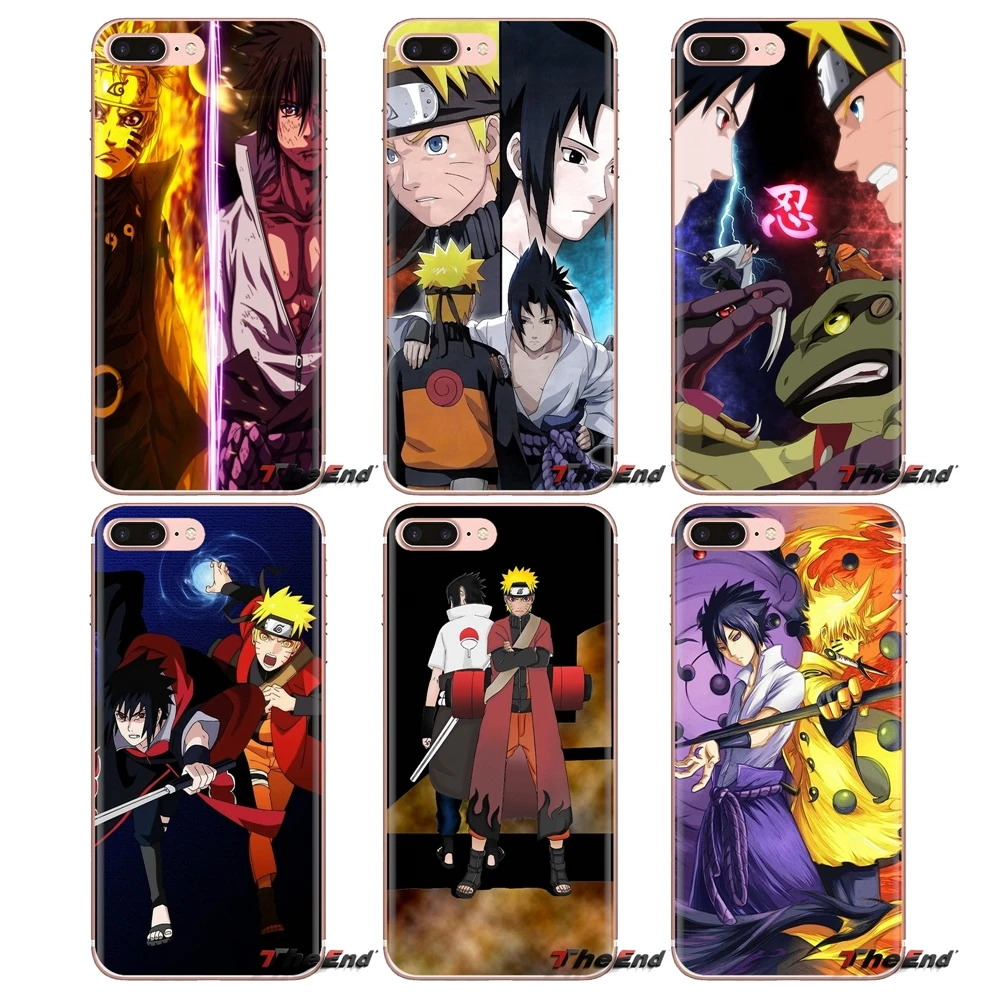 

TPU Cover naruto uzumaki and sasuke uchiha For Samsung Galaxy S2 S3 S4 S5 MINI S6 S7 edge S8 S9 Plus Note 2 3 4 5 8 Coque Fundas
