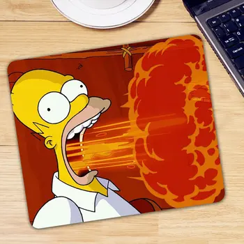 

Cartoon The Simpsons Computer Rectangle Rubber Mouse Pad Gaming Gamer Mause Mat for Computer Mousepad Carpet Desk Mice Mat