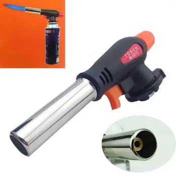 

Gas Welding Torch Flamethrower Butane Burner Automatic Ignition Baking Welding BBQ Camping Outdoor Hiking Fire Flame Gun