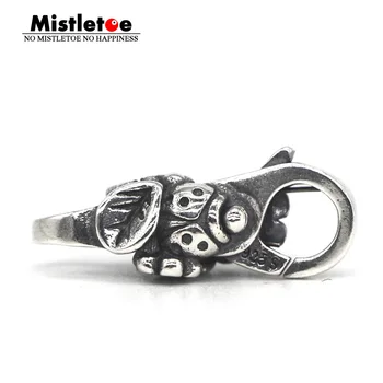 

Mistletoe 925 Sterling Silver ladybug With Flower Lock Lobster Clasp Fit European Troll Bracelet Jewelry