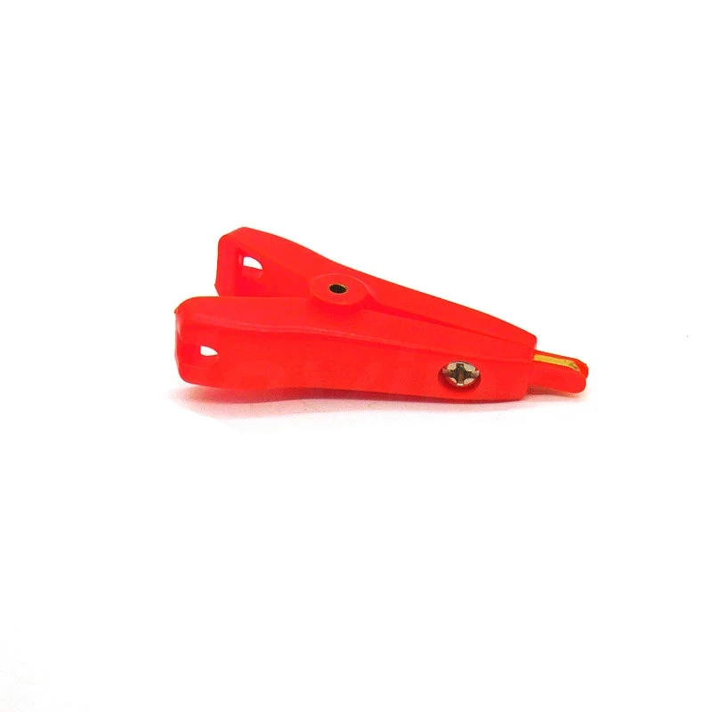53mm Flat Copper Crocodile Clamp LCR Kelvin Clip Positive And Negative Two Stage Test Clamp alligator clips electric test clamp test clip electrical clamp