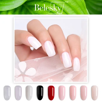 

BELESKY acrylic nail dipping powder 56gram/jar without lamp cure more durable glitter nail dipping color powder nail decoration