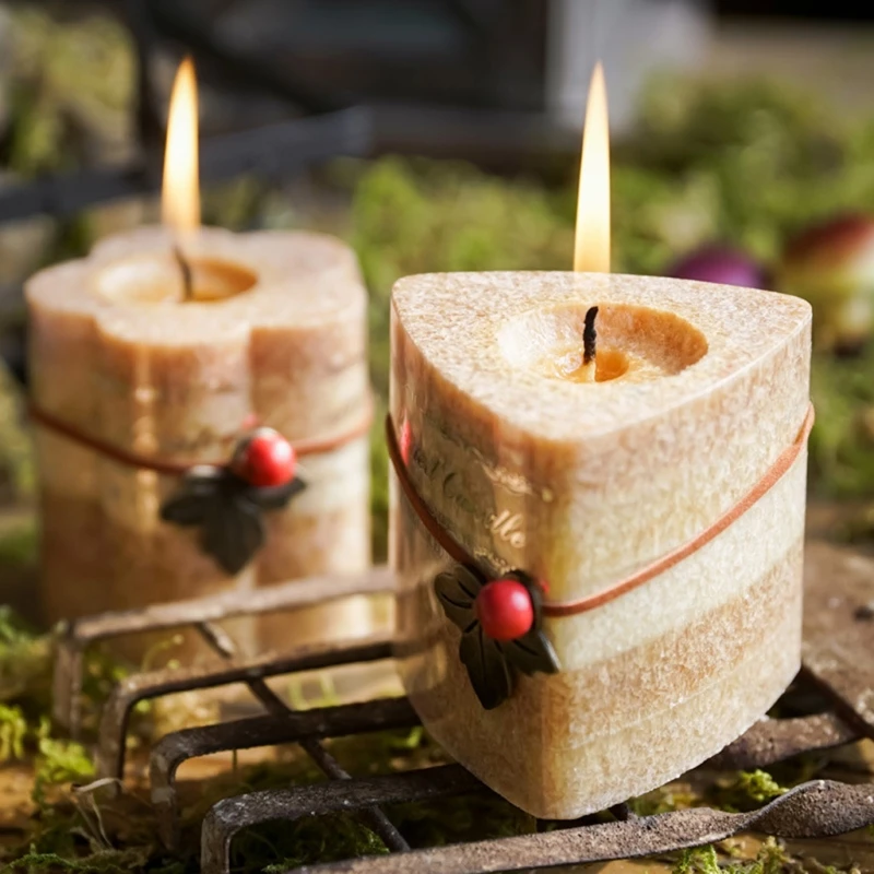 Scented Candle Wax Decorative Candles Table Photo Prop Birthday Gift Prefect for Meditation Stress | Дом и сад