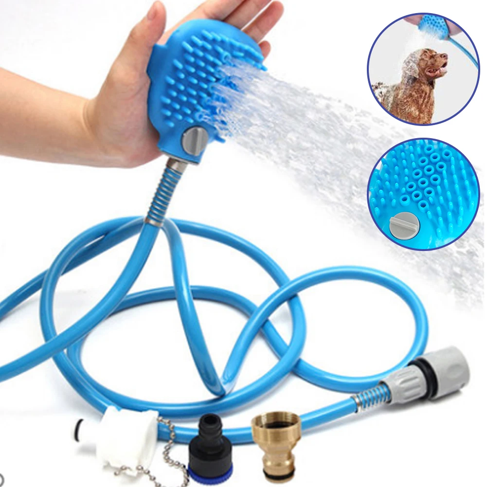 Pet Bathing Tool Pet Shower Sprayer Scrubber in One Shower Bath Tub