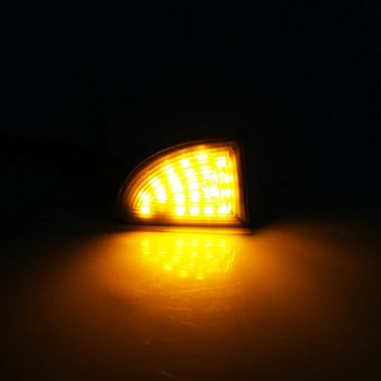 

Signal LED Light Auto 2Pcs Smoked Lens Side Marker For Mercedes-Benz Smart Fortwo W451 Parts