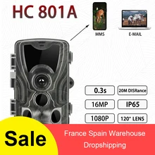 HC801A 801LTE охотничья камера ночного видения камера s 16MP 1080P IP65 фото ловушка 0,3 s триггер камера наблюдения дикой природы