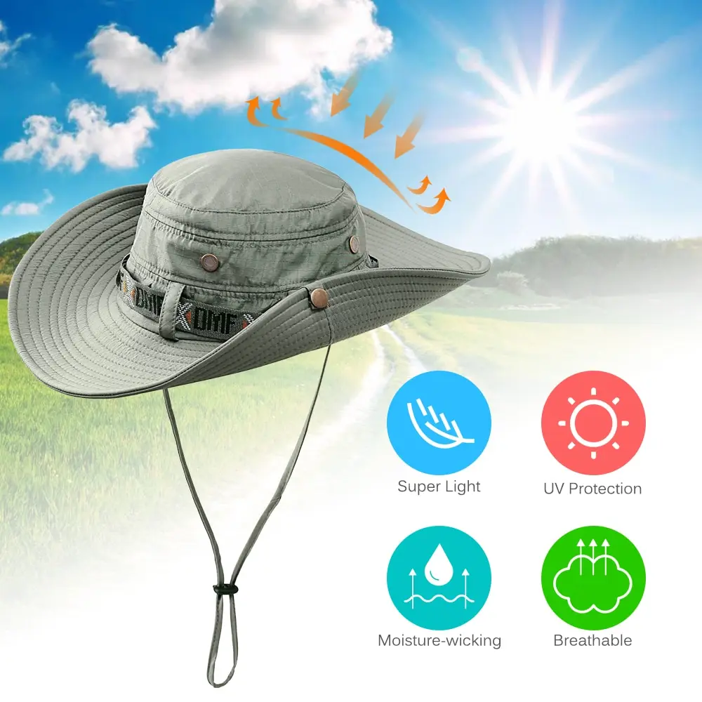 

Fisherman Sports Cap Outdoor Foldable Sun Hat Summer Safari Cap Fishing Hunting Hat Mountain Climbing Sun Hat for Men Women