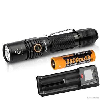 

FENIX PD35 V2.0 Tactical Flashlight XP-L HI V3 LED max 1000 lumen Distance 250 meter Outdoor Sport Torch Search Rescue Light