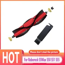For Xiaomi Roborock S5 Max S6 Maxv Pure / S50 S60 S52 S55 / E4 E3 Detachable Main Brush Roll Parts Vacuum Cleaner Accessroies