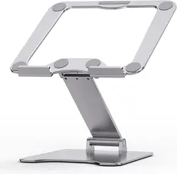 Support Letlar réglable pour ordinateur portable, support en aluminium pour ordinateur portable, hauteur réglable 1.9 " 12", Compatible 
