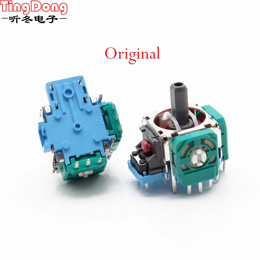 2PCS Original 3D Analog Sensor 3D Analog Axis Joystick Potentiometer for PS4 Controller